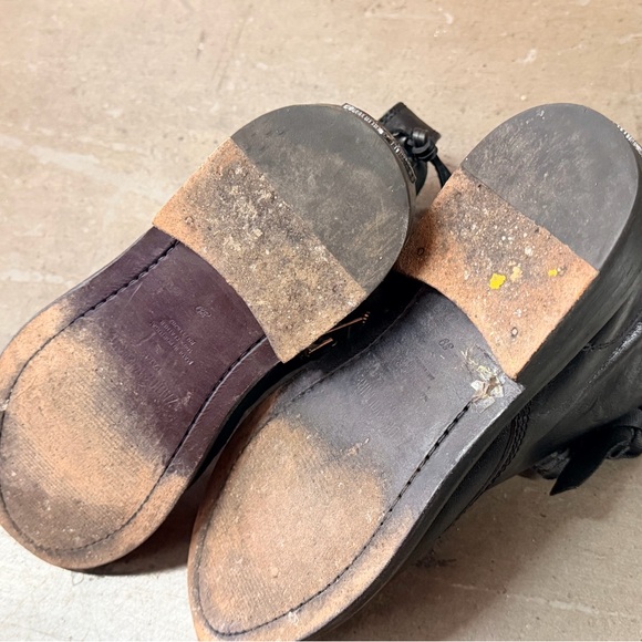 Zadig & Voltaire Black Leather Ankle Boots - Picture 4 of 5